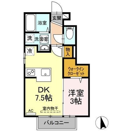 セジュール宮沢の物件間取画像